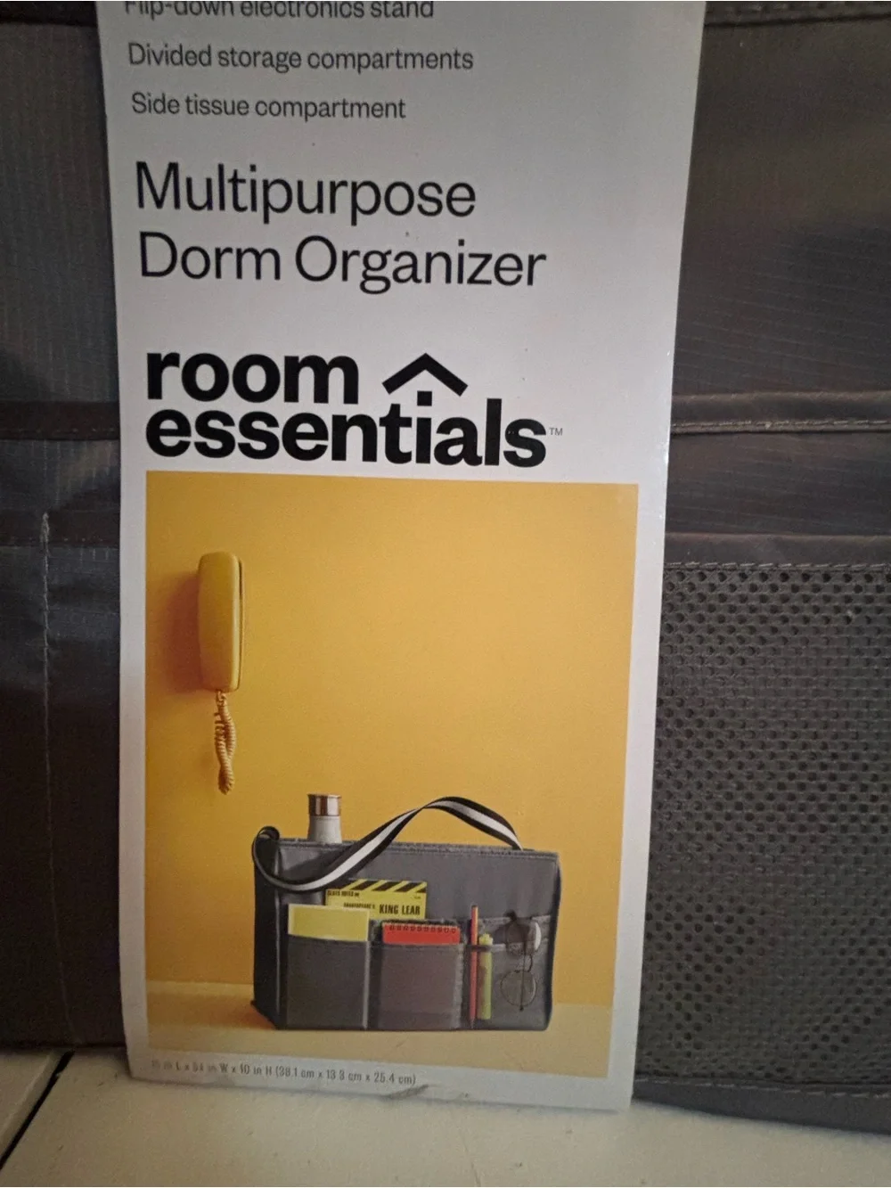 New Room Essentials Multipurpose Dorm Organizer – Gray